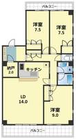 物件の間取り画像