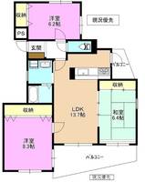 メイデンヘアー・Aの間取り