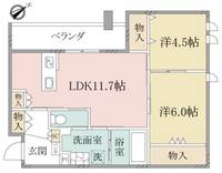 物件の間取り画像