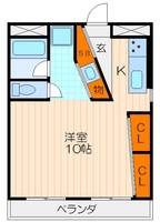 高木マンションの間取り