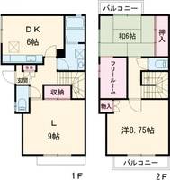 兵庫県神戸市東灘区御影本町2(一戸建)の賃貸物件の間取り