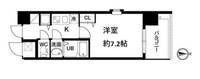 大阪府大阪市中央区南久宝寺町2(マンション)の賃貸物件の間取り