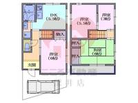 大阪府堺市中区八田西町2(一戸建)の賃貸物件の間取り