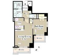 リビアーレ代々木公園の間取り