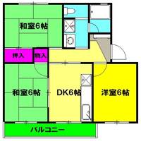 コーポさつきの間取り