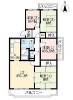 物件の間取り画像