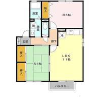 滋賀県大津市和邇今宿(アパート)の賃貸物件の間取り