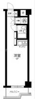 東京都品川区東五反田2(マンション)の賃貸物件の間取り