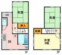 東京都江戸川区江戸川2(一戸建)の賃貸物件の間取り