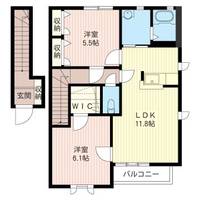 物件の間取り画像