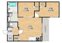 物件の間取り画像