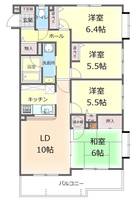 カーサベルデ中山A棟の間取り