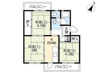 UR落合の間取り