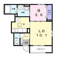 コート向田EASTの間取り