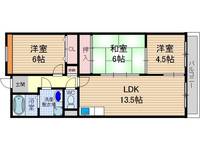 フロール南茨木1の間取り