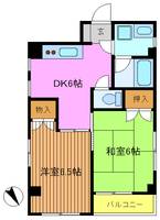 東京都墨田区八広4(マンション)の賃貸物件の間取り
