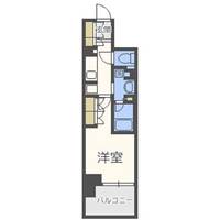 大阪府大阪市北区堂島2(マンション)の賃貸物件の間取り