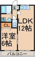 ピューラ城ヶ崎A棟の間取り
