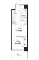 プレジオ神戸ウエストの間取り