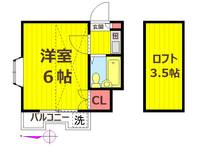 ABLE早稲田Jの間取り