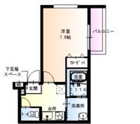 フジパレス放出3番館の間取り