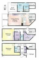東京都目黒区下目黒2(一戸建)の賃貸物件の間取り