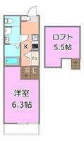 千葉県千葉市中央区祐光1(アパート)の賃貸物件の間取り