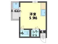 兵庫県明石市西明石北町1(アパート)の賃貸物件の間取り