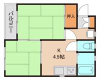 千葉県流山市向小金3(アパート)の賃貸物件の間取り