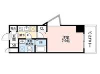 兵庫県神戸市中央区花隈町(マンション)の賃貸物件の間取り