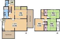 滋賀県大津市大江5(一戸建)の賃貸物件の間取り