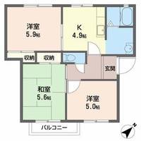 サンハイツ加古川の間取り