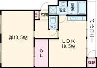 兵庫県加古郡播磨町北本荘2(マンション)の賃貸物件の間取り
