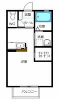 高山ヒルズAの間取り
