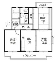 クレール川坂の間取り