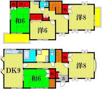 千葉県松戸市大橋(一戸建)の賃貸物件の間取り