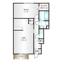 群馬県高崎市上大類町(アパート)の賃貸物件の間取り