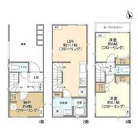 神奈川県川崎市中原区宮内4(一戸建)の賃貸物件の間取り