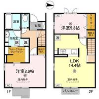 福井県越前市国高2(一戸建)の賃貸物件の間取り