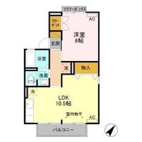 プルミエ・ラムール Bの間取り