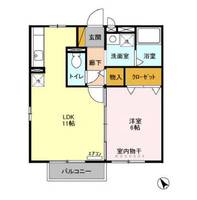 茨城県土浦市下高津3(アパート)の賃貸物件の間取り
