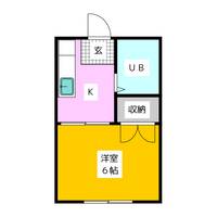 コーポグラネIIの間取り