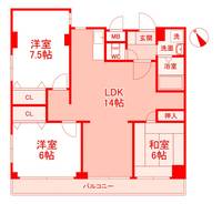 物件の間取り画像