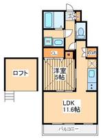 東京都日野市多摩平3(アパート)の賃貸物件の間取り