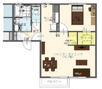 セジュール藍A棟の間取り