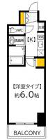 エステムコート広島横川本通りの間取り