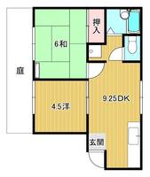 ヴィラージュ藤B棟の間取り