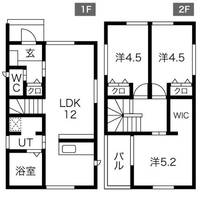 静岡県沼津市五月町(一戸建)の賃貸物件の間取り