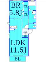 物件の間取り画像