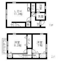 物件の間取り画像